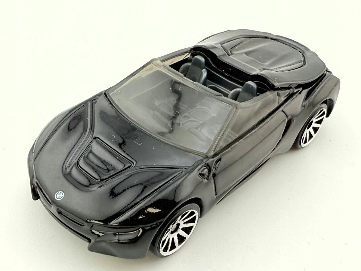 BMW I8 ROADSTER Hot Wheels 2018 Czarny 1:64 – zdjęcie 10