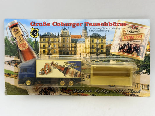 MAN F2000 Grell Promocyjny Große Coburger Tauschbörse Sturm Brauerei Coburg