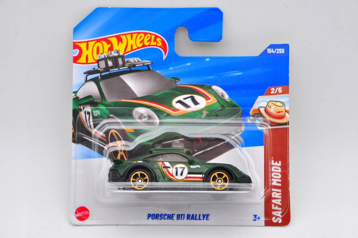 PORSCHE 911 RALLYE, Hot Wheels 2025, Resoraki, Die cast HYW87-N521, 1:64 – zdjęcie 9
