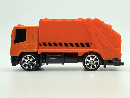 Garbage Truck (Śmieciarka), Maisto, Die cast, Resoraki, Pomarańczowy, 1:64 – zdjęcie 6