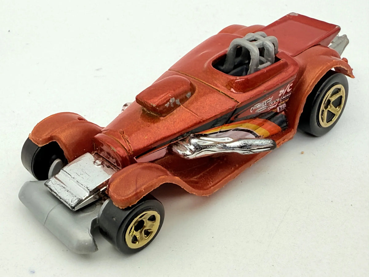 Super Comp Dragster Hot Wheels 1997 1:64 Miedziany – zdjęcie 6