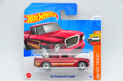 STUDEBAKER CHAMP Hot Wheels 2024 Czerwony 1:64 – zdjęcie 9
