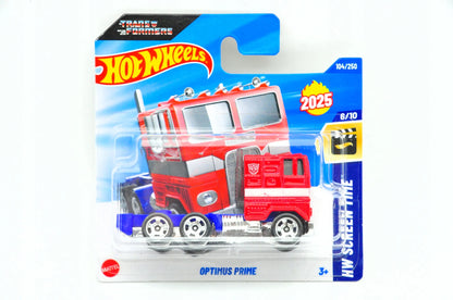 OPTIMUS PRIME, Hot Wheels 2025, Die cast HYW26, Czerwony, 1:64, Resoraki – zdjęcie 9