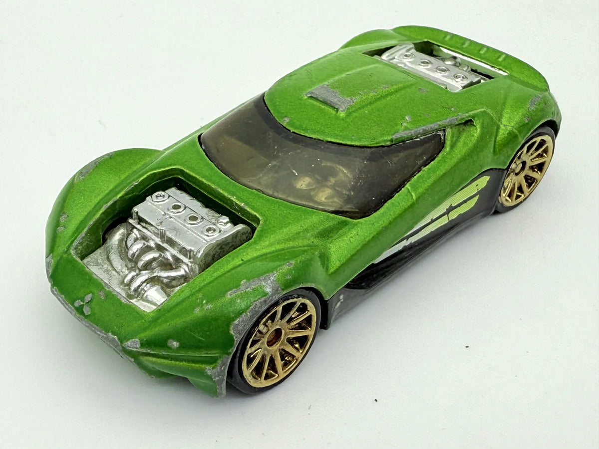 Mitsubishi Double Shotz Hot Wheels Zielony 1:60 – zdjęcie 9