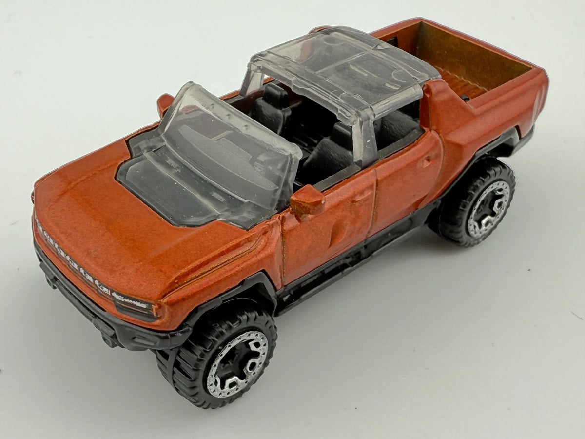 GMC HUMMER EV, Hot Wheels 2021, Die cast HCT03, Pomarańczowy 1:64, Resoraki – zdjęcie 8