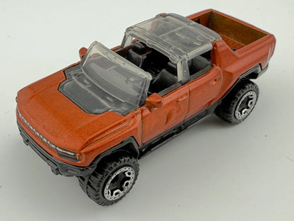 GMC HUMMER EV, Hot Wheels 2021, Die cast HCT03, Pomarańczowy 1:64, Resoraki – zdjęcie 8