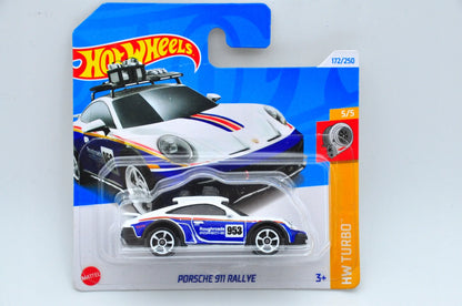 PORSCHE 911 RALLYE Hot Wheels 2024 Biały 1:64 – zdjęcie 10