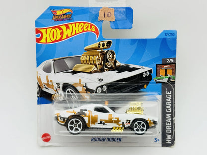 Rodger Dodger Hot Wheels 2023 HW Dream Garage 1:64 73 Blister Biały – zdjęcie 6