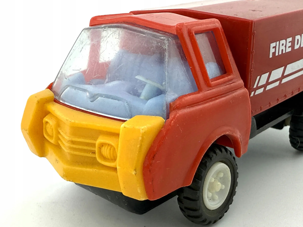 Ciężarówka Pożarnicza Straż pożarna Czerwony 1:55 '70 Vintage Model – zdjęcie 8