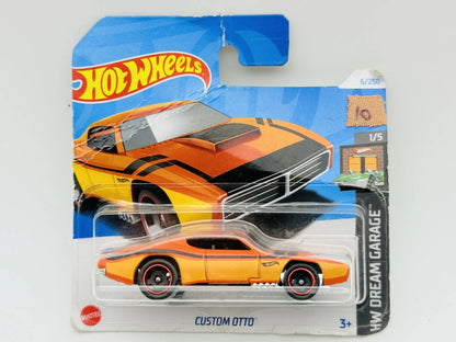 Custom Otto Hot Wheels 2024 HW Dream Garage 1:64 Blister Pomarańczowy – zdjęcie 6