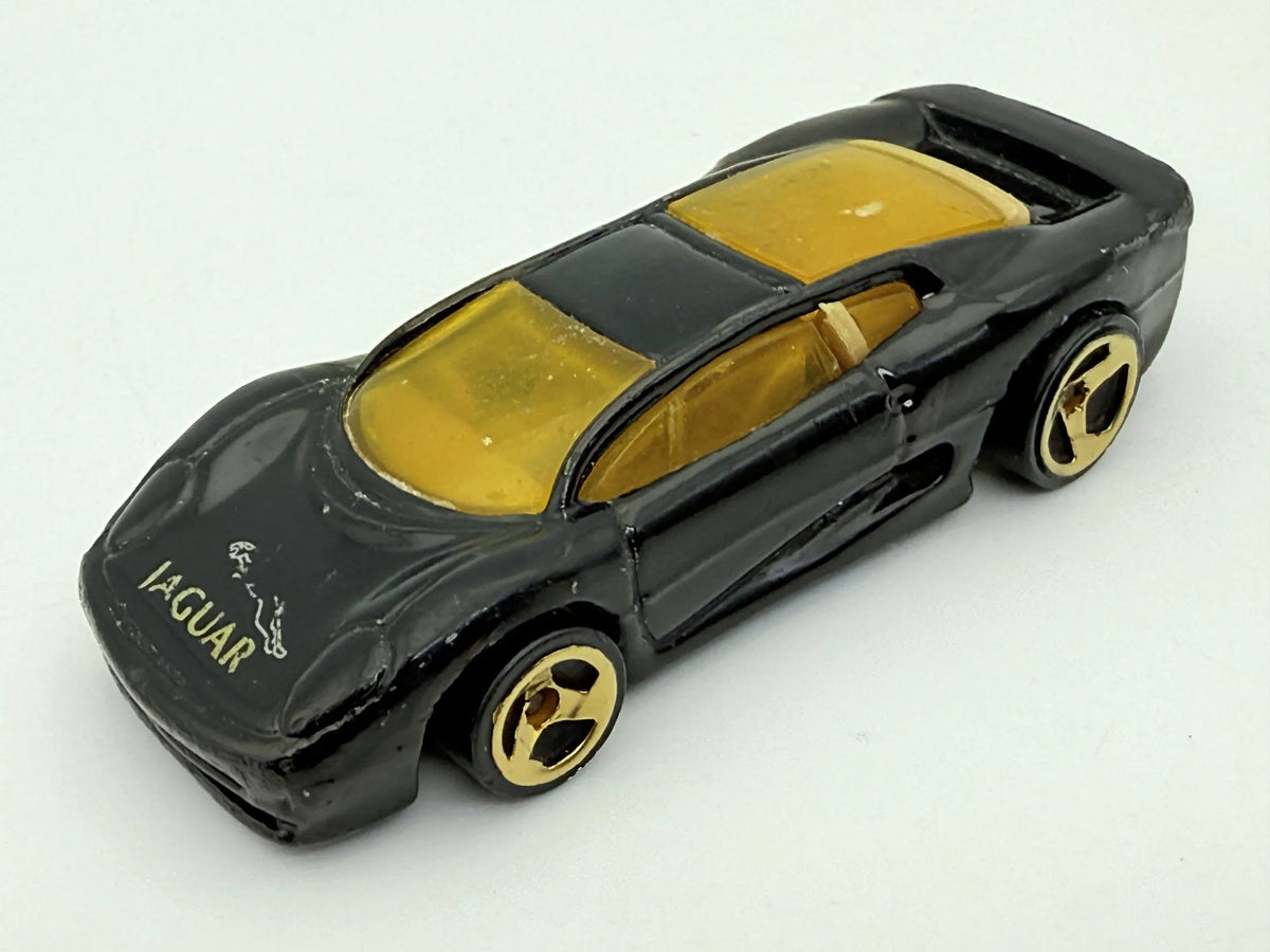 Jaguar Xj220, Hot Wheels 1992, die cast resoraki, 1:64, czarny – zdjęcie 8