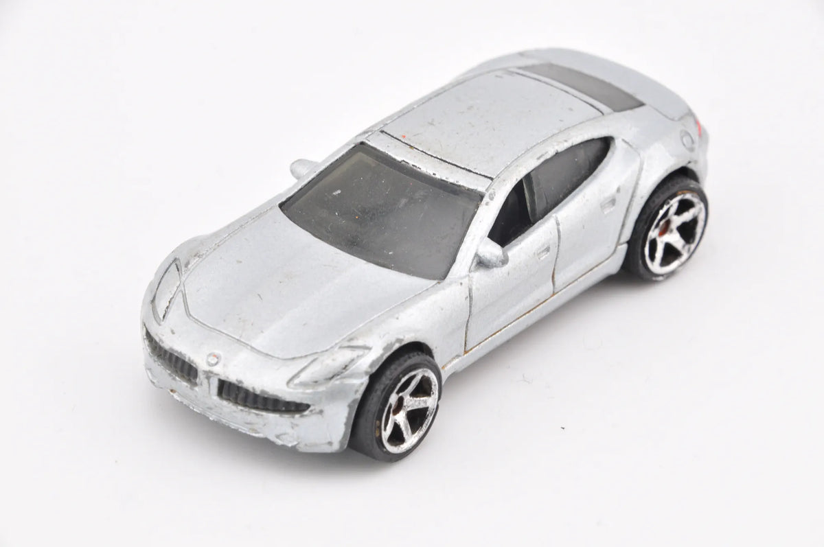Fisker Karma, Matchbox 2010, Die cast Resoraki, Srebrny, 1:64 – zdjęcie 8
