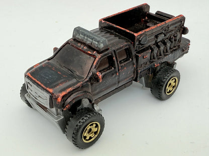 FORD F-350 SUPER DUTY SUPERLIFT, Matchbox 2011, Die cast MB837, Czarny 1:78 – zdjęcie 7