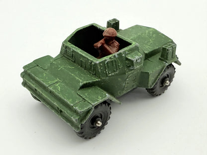 DAIMLER SCOUT CAR Corgi '70 Zielony 1:64 Made in Wielka Brytania – zdjęcie 6