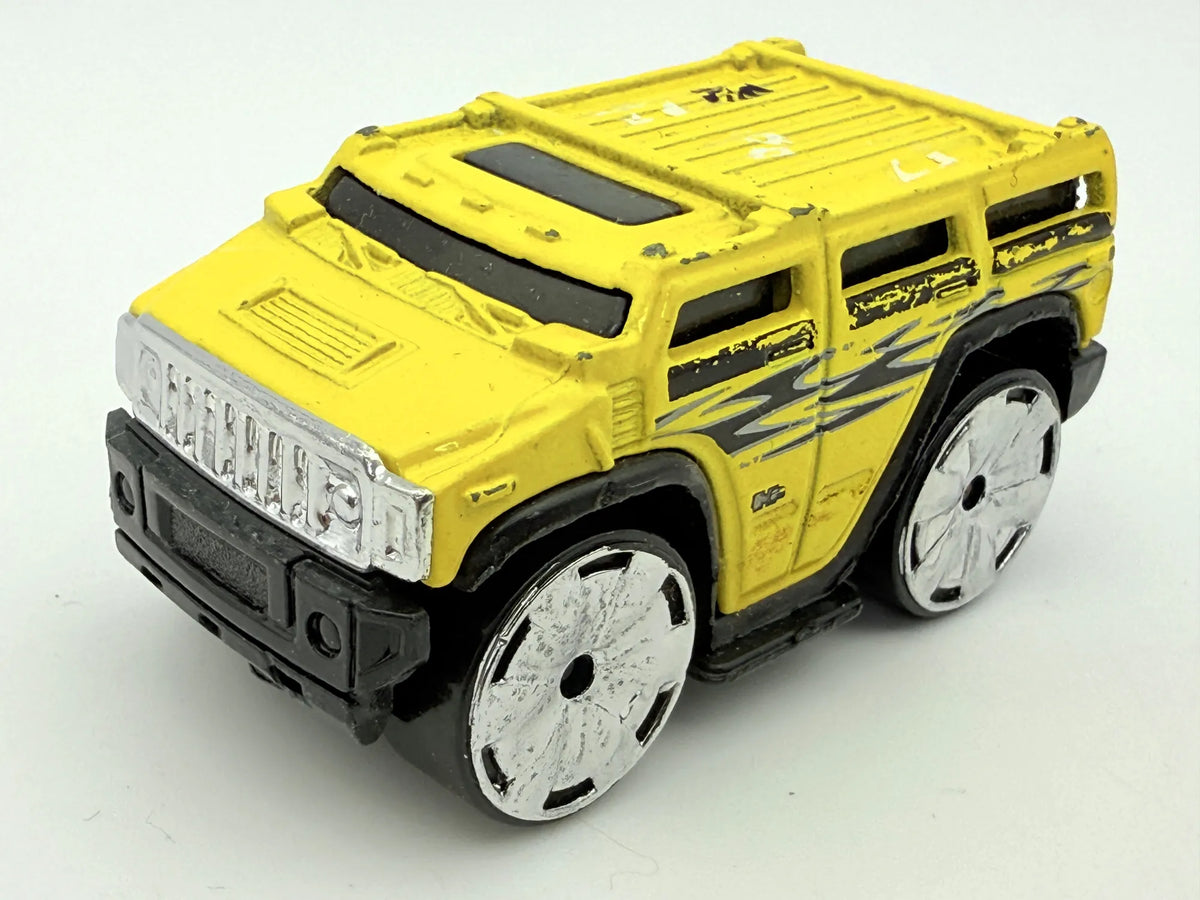 Hummer H2 Tooned, Hot Wheels 2003, Die cast, 1:64 Hot Wheels Żółty 1:64 – zdjęcie 8