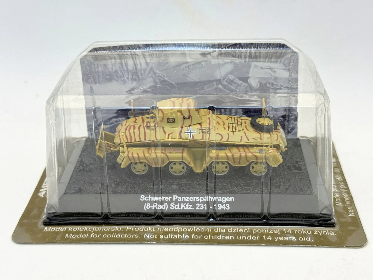 Sd.Kfz. 231 8 Rad - 1943 Tanks of the World Wojsko AmerCom Piaskowy 1:72 – zdjęcie 7