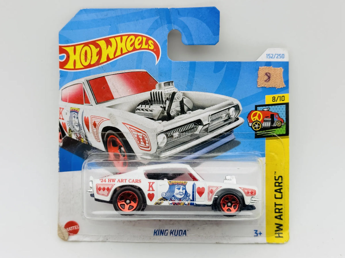 Plymouth Barracuda Hot Wheels 2024 HW ART CARS 1:64 Muscle car Blister – zdjęcie 4