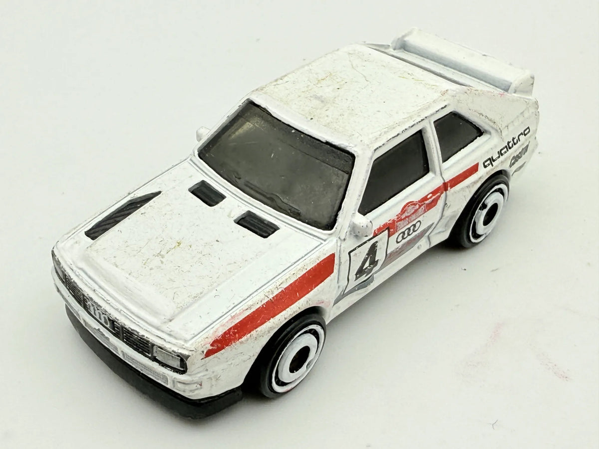 1984 AUDI SPORT QUATTRO, Hot Wheels 2018 Die cast FWG04 Biały 1:64 Resoraki – zdjęcie 8