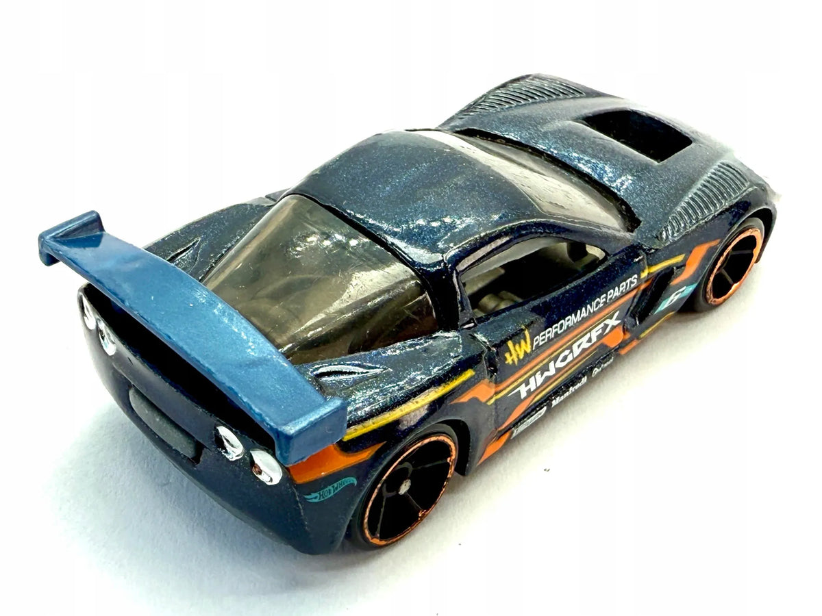 Corvette C6.R Mainline Hot Wheels Niebieski 1:64 – zdjęcie 6