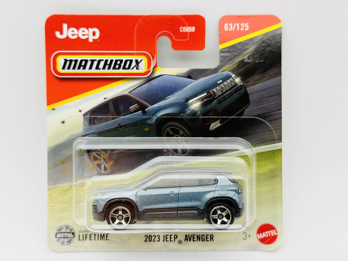 Jeep Avenger Hot Wheels 2024 Superfast 1:64 Blister Niebieski – zdjęcie 9