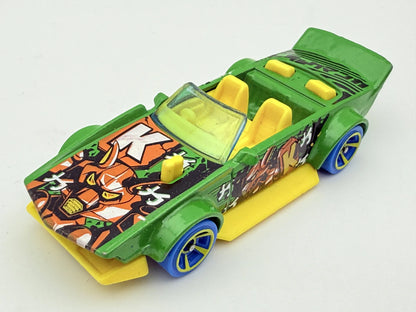 TRACK MANGA, Hot Wheels 2017, Die cast FJV95, Zielony, 1:64, Resoraki – zdjęcie 8