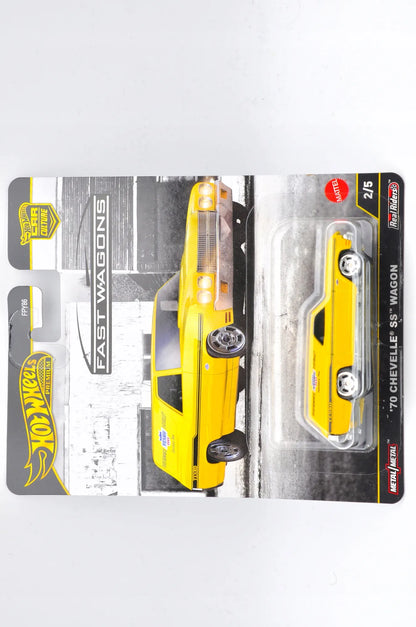 '70 Chevelle Ss Wagon Hot Wheels 2024 Żółty 1:64 – zdjęcie 8