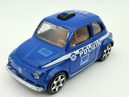Fiat 500 Bburago Niebieski 1:43 – zdjęcie 7
