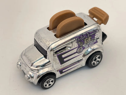 Roller Toaster, Hot Wheels 2016, Resoraki, Die cast, Srebrny chrom, 1:64 – zdjęcie 8