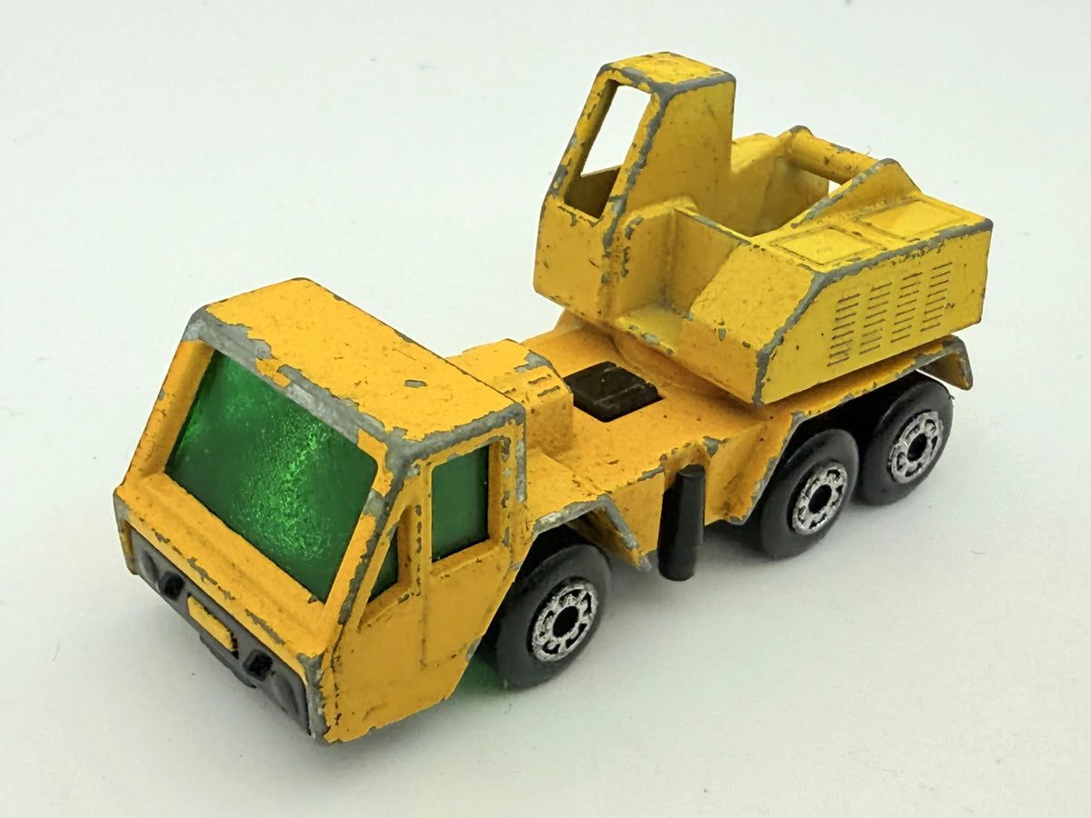 Crane Truck Matchbox 1978 Żółty 1:64 Made in England – zdjęcie 7