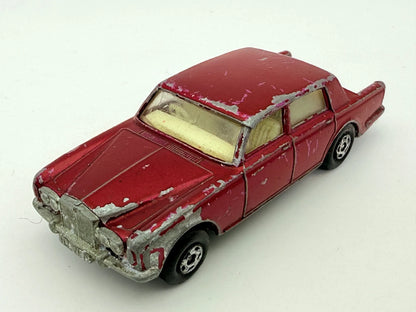 Rolls Royce Silver Shadow Matchbox Czerwony 1:64 Made in Anglia – zdjęcie 9