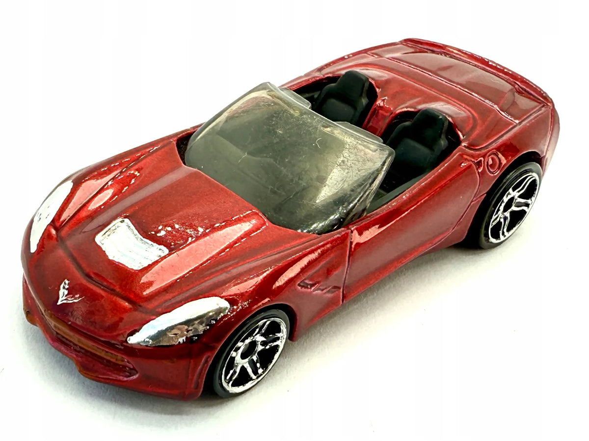 '14 Corvette Stingray Hot Wheels 2013 Czerwony 1:64 – zdjęcie 7