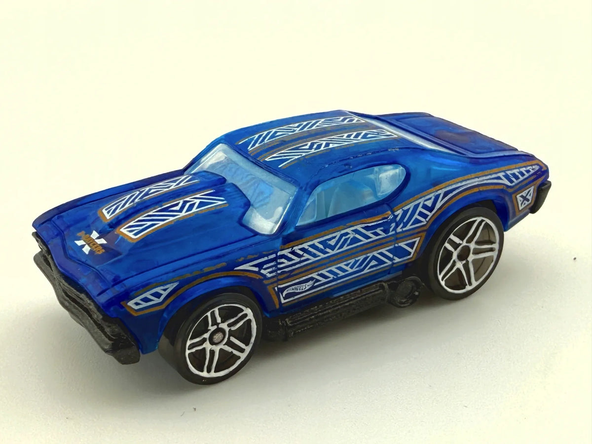 69 CHEVELLE, Hot Wheels, Resoraki, Die cast 1186 Mj., Niebieski, 1:64 – zdjęcie 7