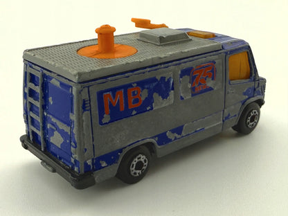 News Truck Mainline Matchbox 1989 Szary 1:64 – zdjęcie 6