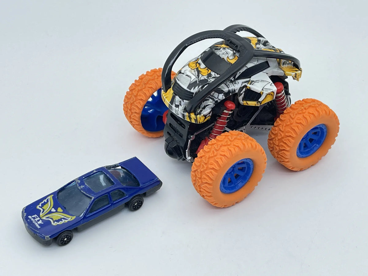 Monster Truck z Resorakiem Zestaw, Resoraki, Die cast 1:64 – zdjęcie 7