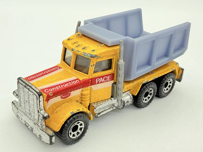 PETERBILT, Matchbox 1981, Resoraki, Die cast 08-1, Żółty, 1:80 – zdjęcie 9