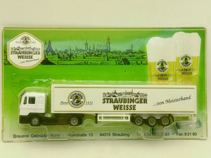 MAN TRUCK Lauterbach 1:87 Biały Blister Reklama Gebrüder Röhr Straubingu – zdjęcie 7