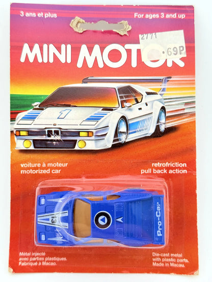 Pro-Car Mini Jet Majorette Niebieski 1:43 Made in Macau – zdjęcie 9