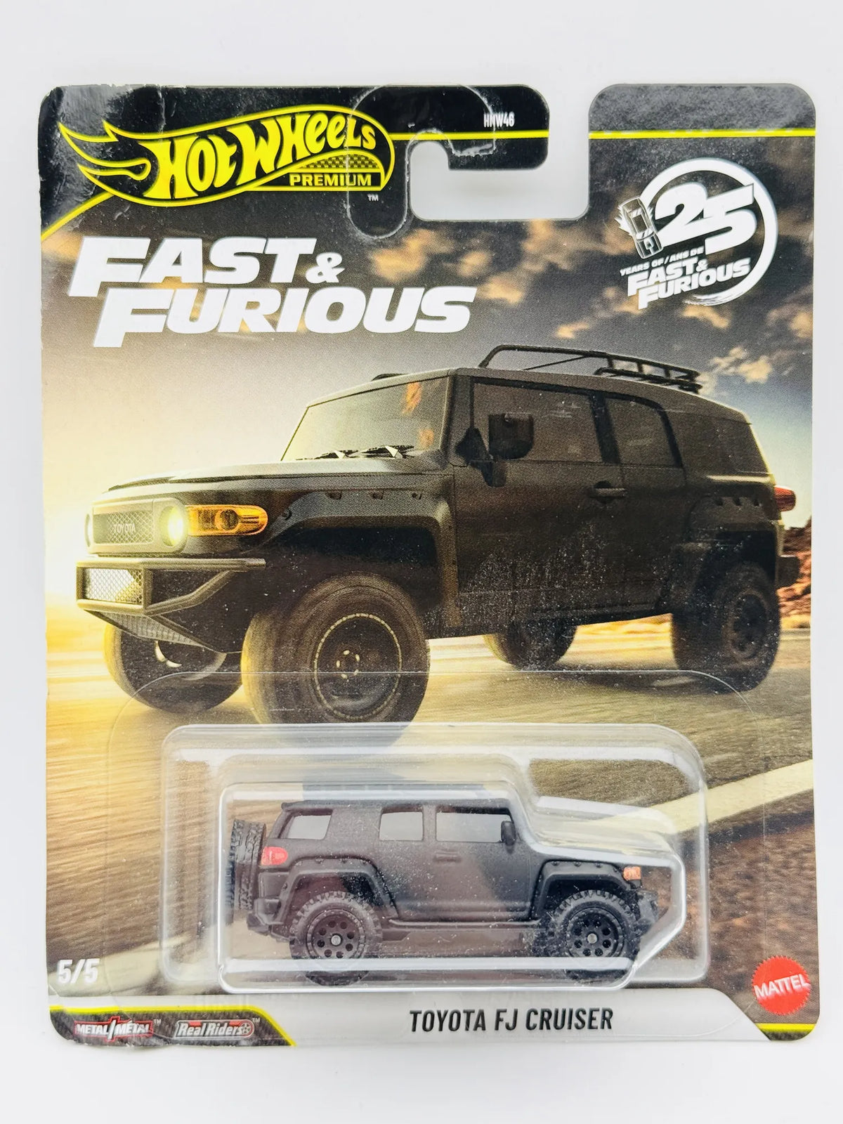 Toyota FJ Cruiser Hot Wheels Fast & Furious 1:64 Blister Szary – zdjęcie 9