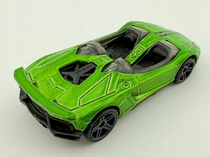Lamborghini Aventador J Hot Wheels 2013 Zielony 1:64 – zdjęcie 7