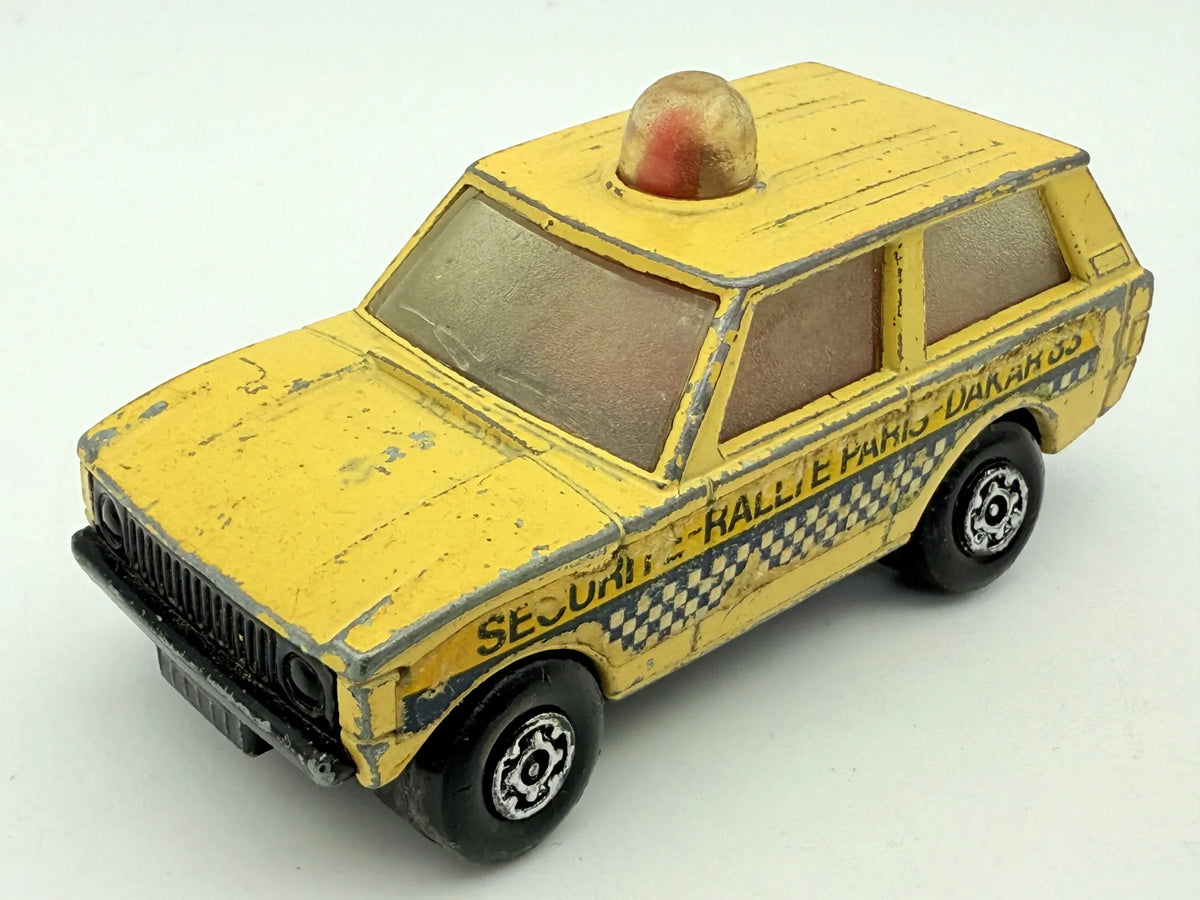 Police Patrol Matchbox Żółty 1:64 Made in Anglia – zdjęcie 9
