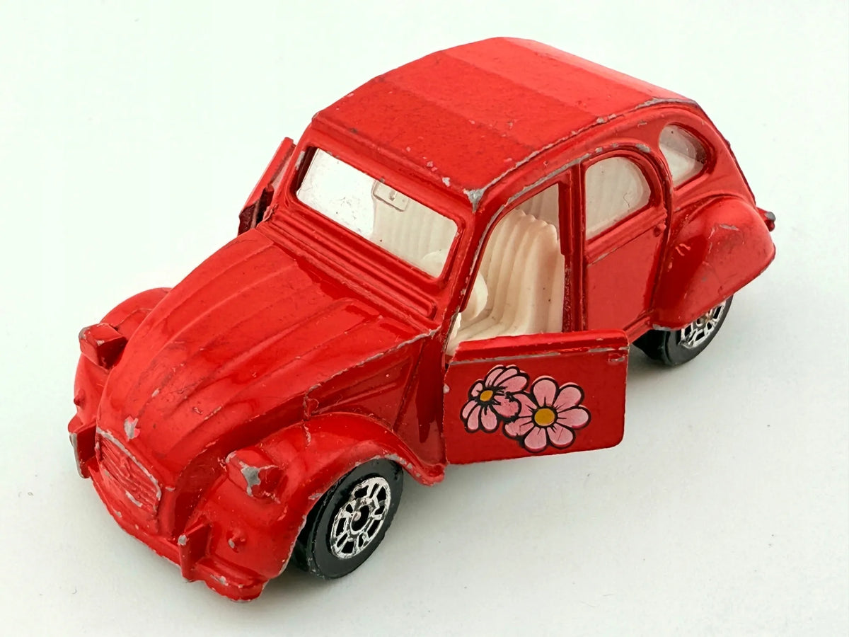 Citroen 2Cv6 Corgi '80 Czerwony 1:64 Made in Gt Britain – zdjęcie 11