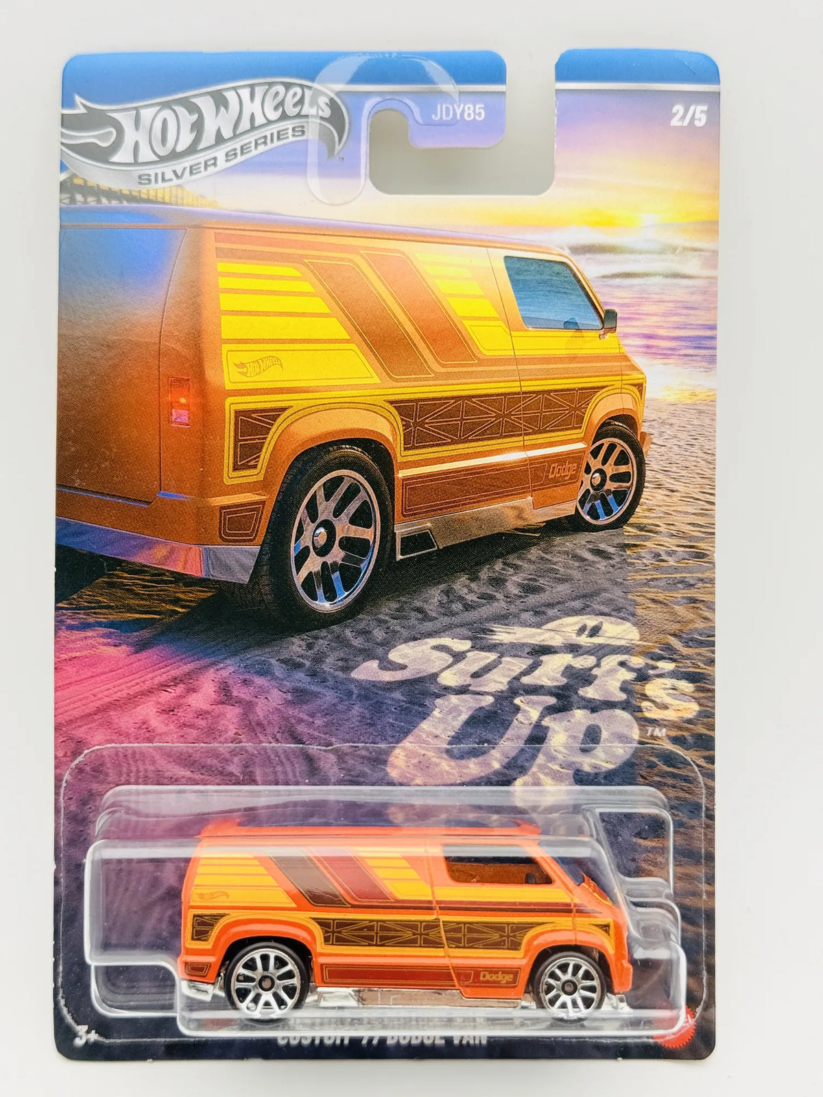 Dodge Custom '77 Van Hot Wheels 2024 Silver 1:64 Van – zdjęcie 9