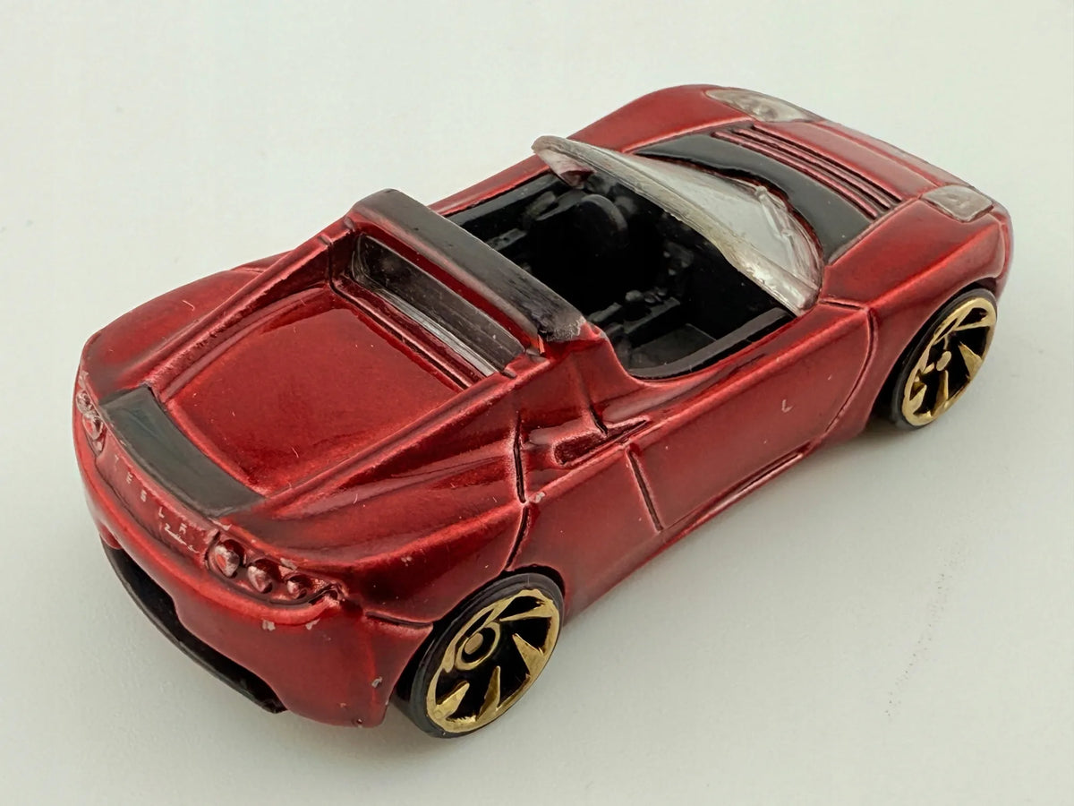 2008 Tesla Roadster Hot Wheels 2008 Czerwony 1:64 – zdjęcie 10