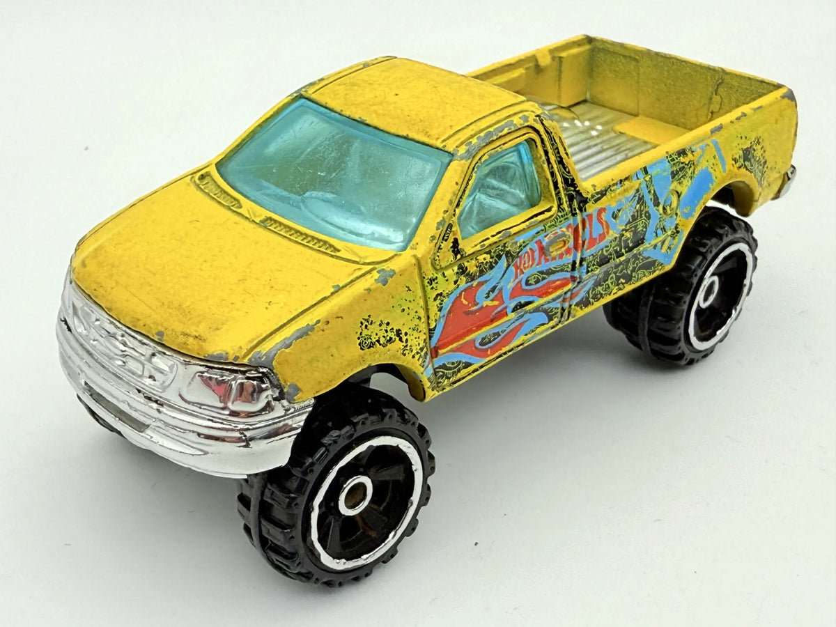 Ford F-150 Hot Wheels Żółty 1:64 – zdjęcie 8