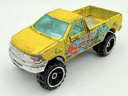 Ford F-150 Hot Wheels Żółty 1:64 – zdjęcie 8