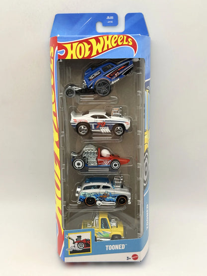 5 PAK TOONED, Hot Wheels 2025, Die cast JBJ85, Wielokolorowy 1:64, Resoraki – zdjęcie 8