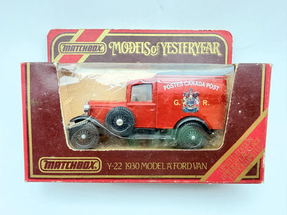 1930 MODEL 'A' FORD VAN, Matchbox 1984, Made in England, Die cast Y22, 1:40 – zdjęcie 7