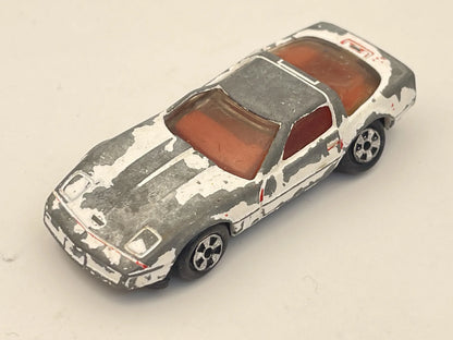 CORVETTE 1983, Spupucannely Roquctions, ERTL, Die cast 624G, Biały, 1:64 – zdjęcie 8