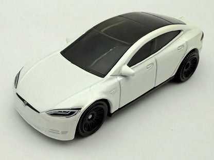 Tesla Model S Matchbox 2022 Biały 1:64 Sedan – zdjęcie 9