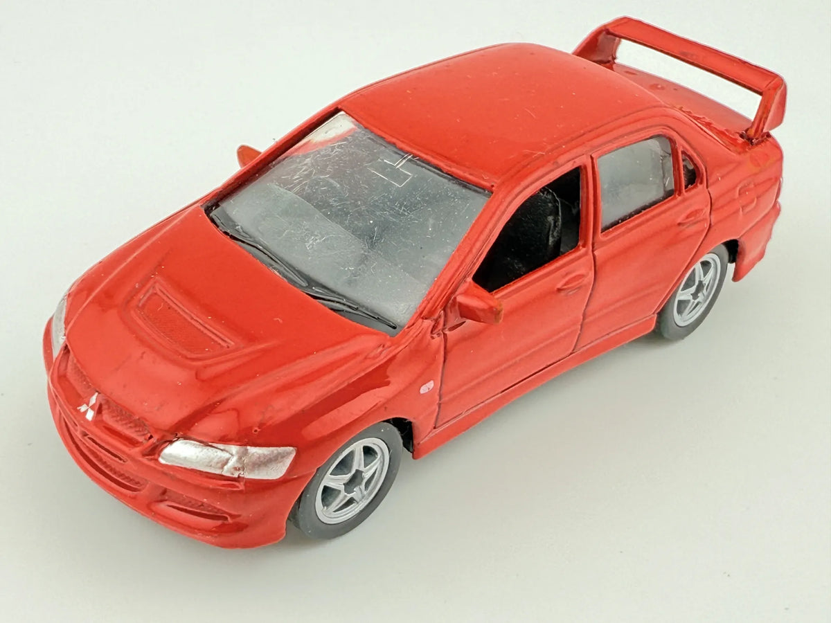 MITSUBISHI LANCER EVOLUTION VIII, Welly, Die cast 52258, Czerwony, 1:64, – zdjęcie 9